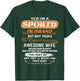 Yes I'm A Spoiled Husband Awesome Wife Was Born In March T-Shirt - T-Shirt | Forest
