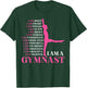 I Am A Gymnast Gymnastics Girls Boys Women Men Retro Sports T-Shirt - T-Shirt | Forest