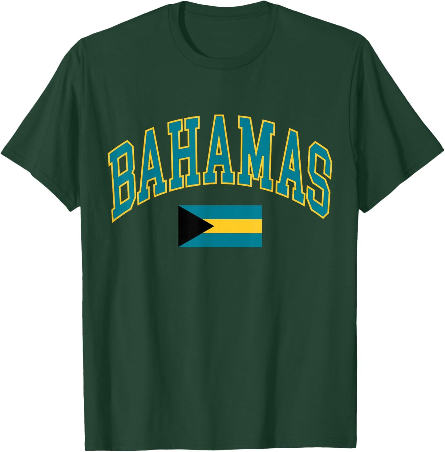 Bahamas Flag T-Shirt - T-Shirt | Forest