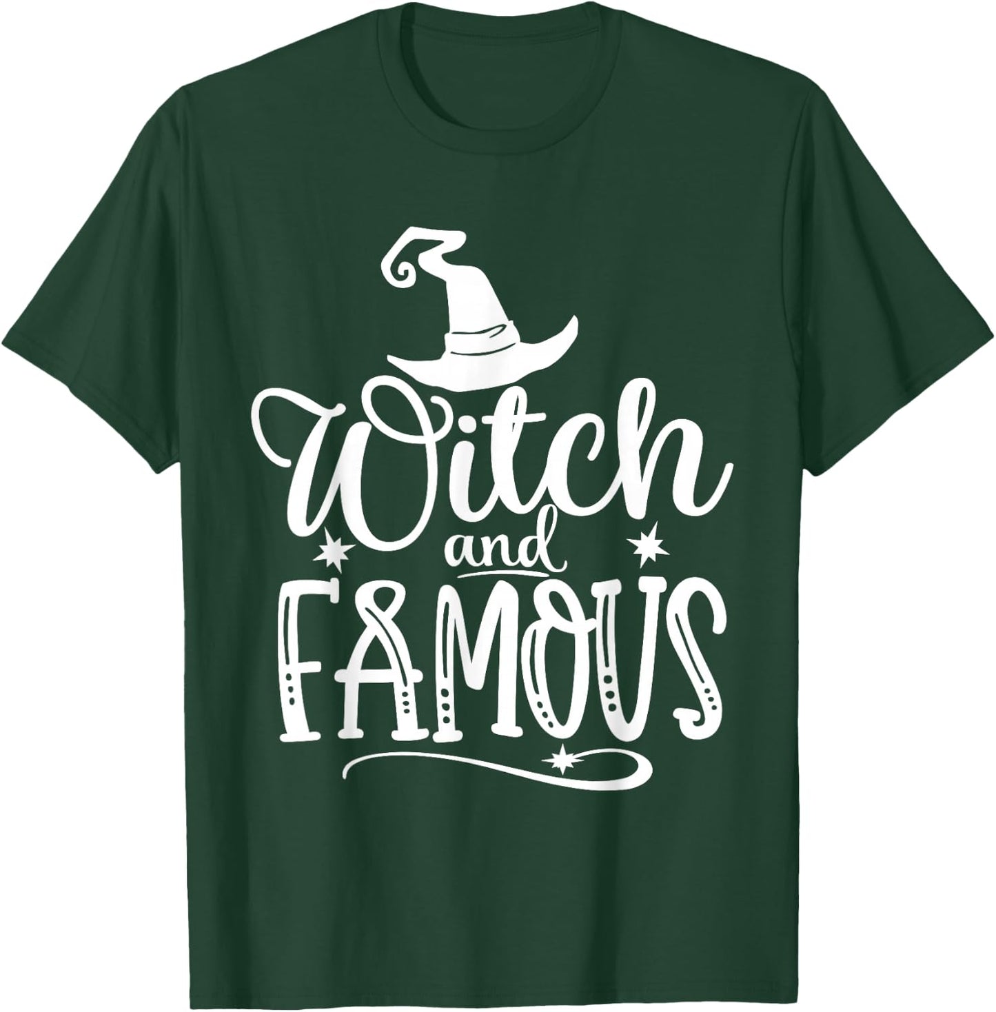 Witch and Famous Halloween T-Shirt - T-Shirt | Forest