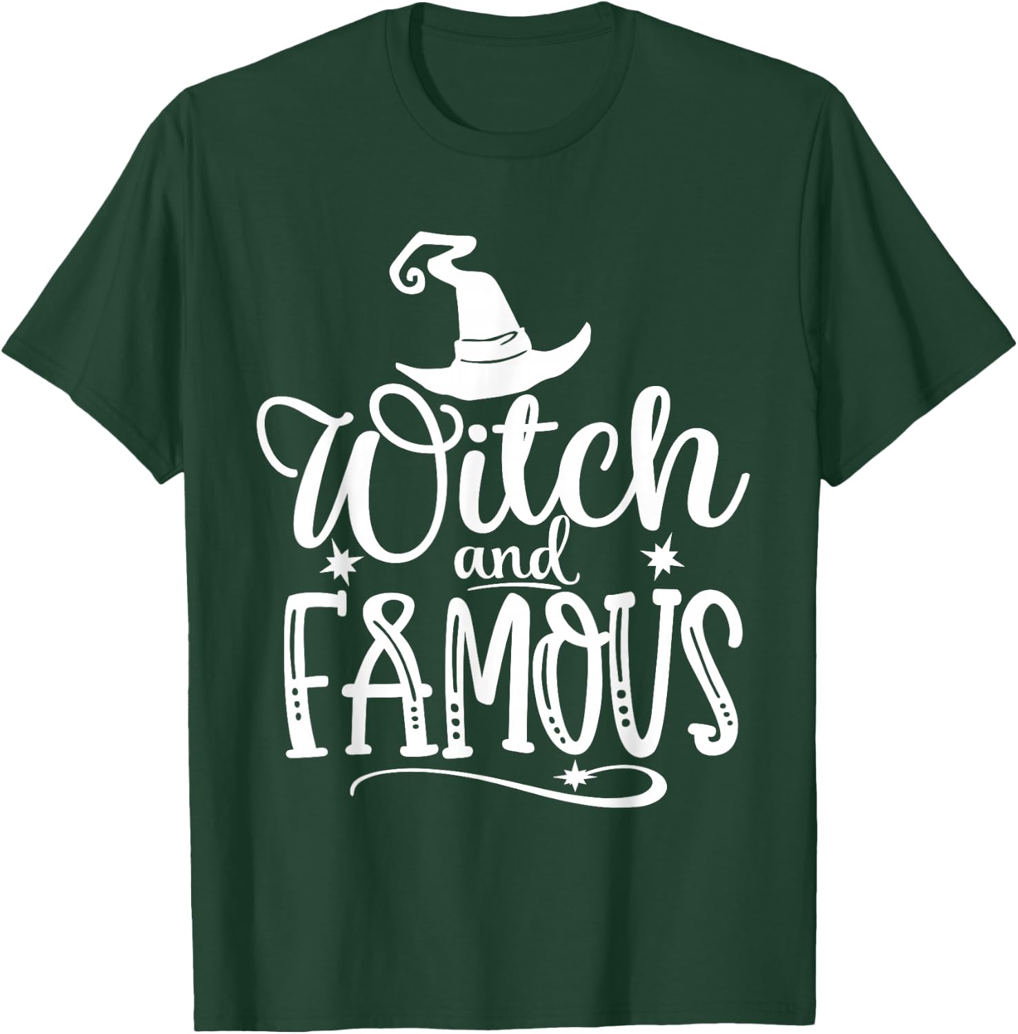 Witch and Famous Halloween T-Shirt - T-Shirt | Forest
