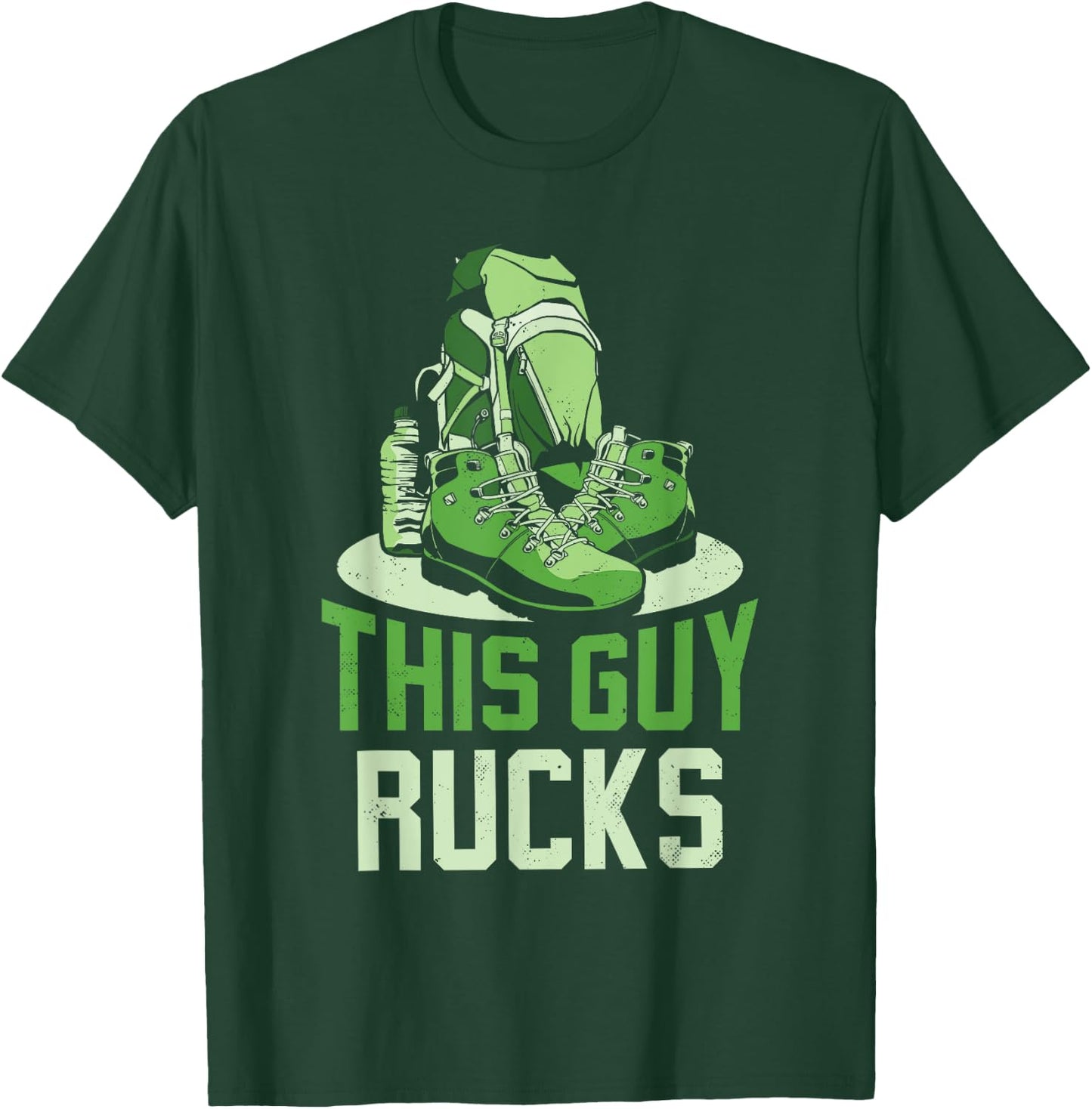 This Guy Rucks Workout Rucksack Backpack Ruck Rucking T-Shirt - T-Shirt | Forest