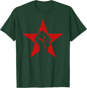 RATM Star Fist Funny T-Shirt - T-Shirt | Forest