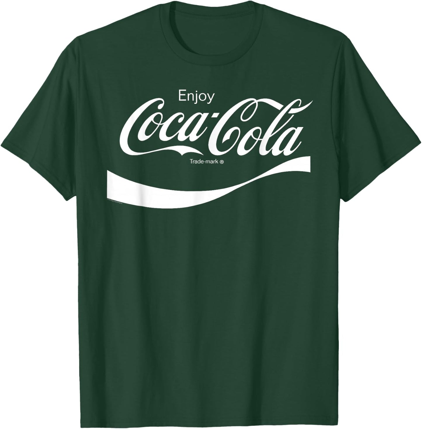 Coca Cola - Coca Cola Swoosh Logo T-Shirt - T-Shirt | Forest