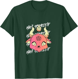 Hail Yourself Cute Demon Goat LPOTL T-Shirt - T-Shirt | Forest