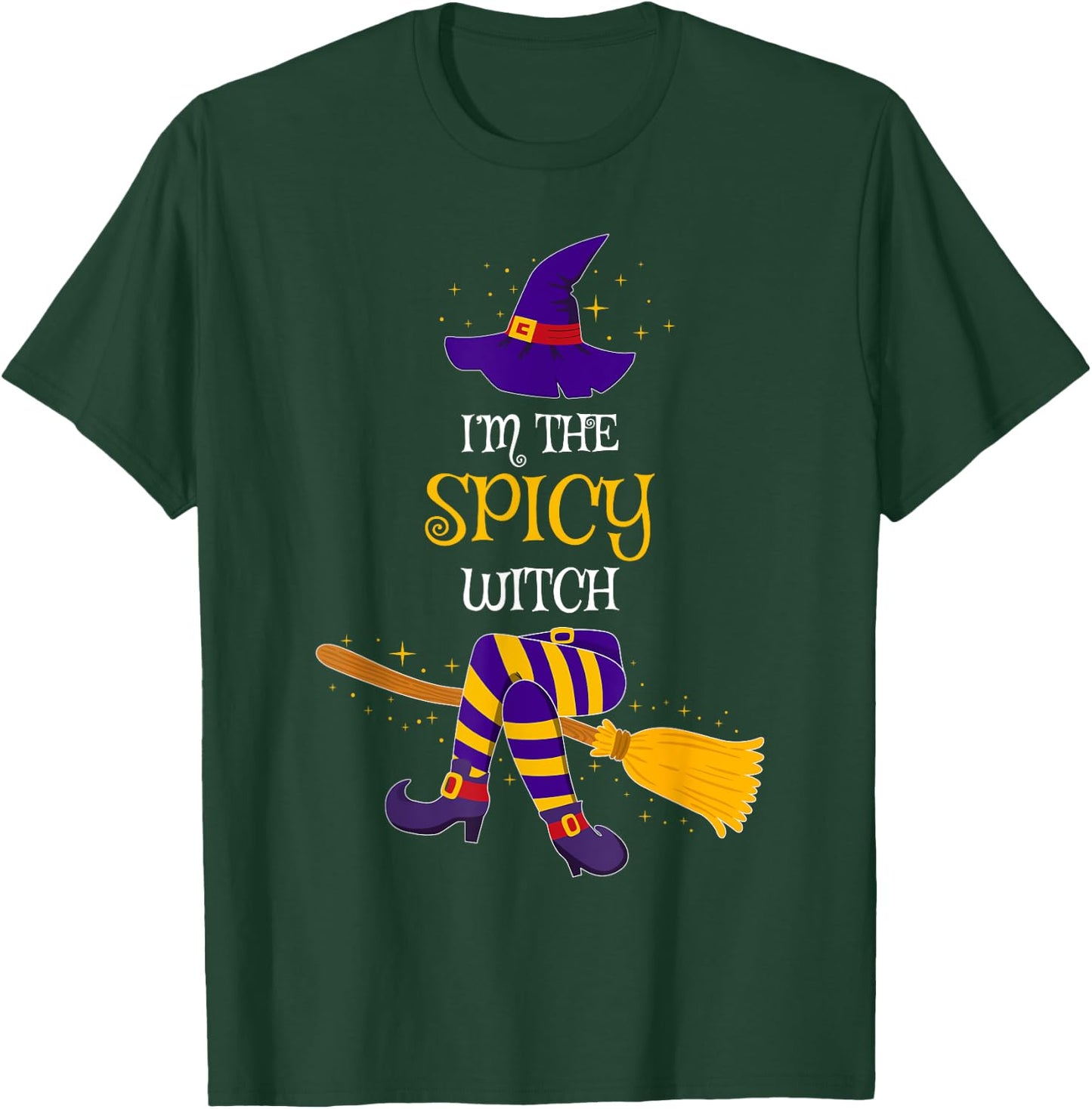 I’m The Spicy Witch Family Matching Costume Halloween T-Shirt - T-Shirt | Forest