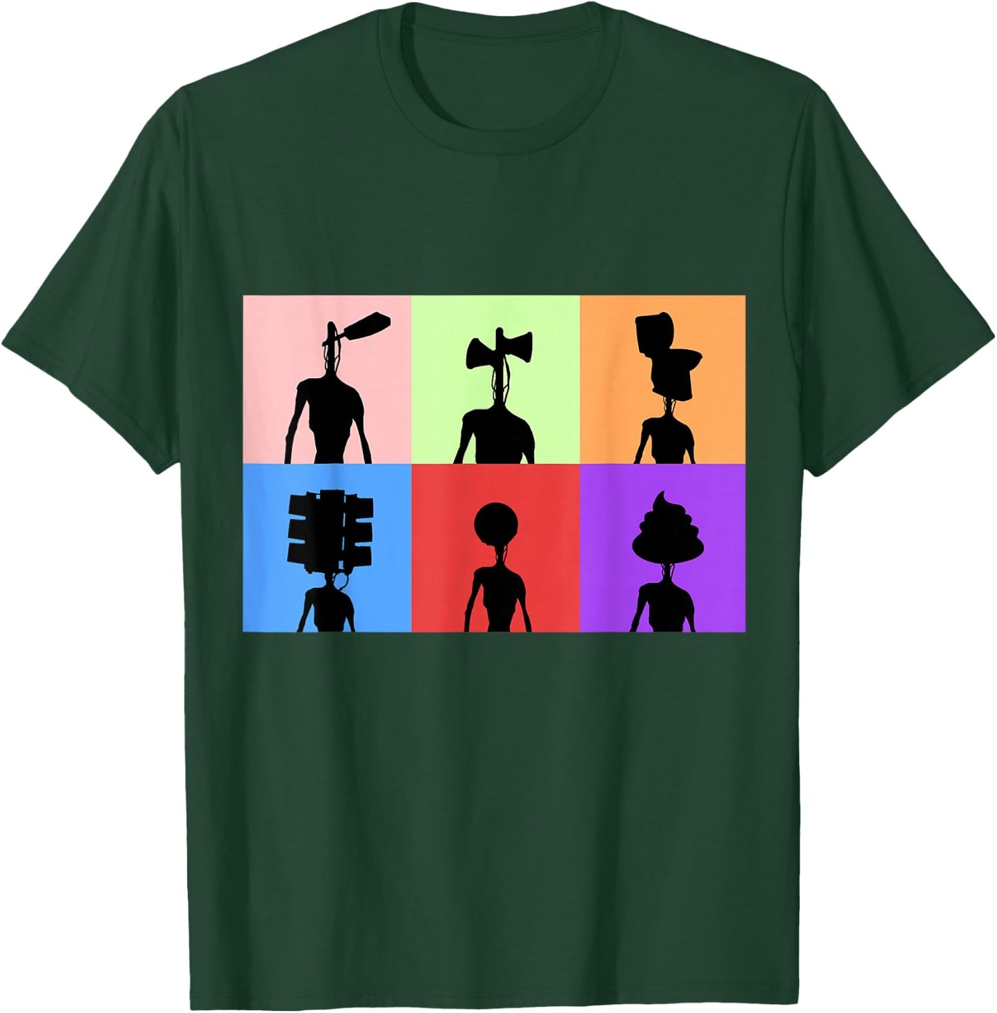 Horror Monster with Sirens for Heads / Kids Horror T-Shirt - T-Shirt | Forest