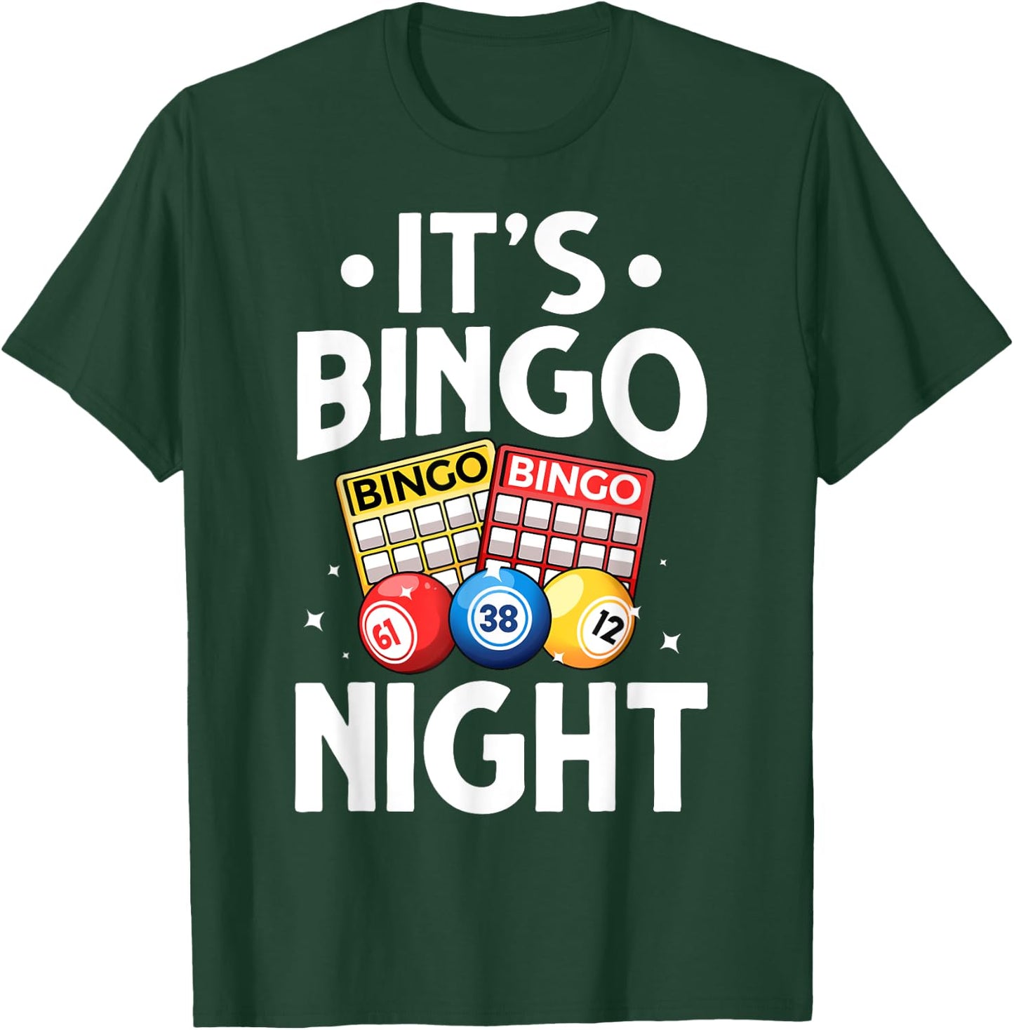 Cute Bingo Design Women Bingo Lovers Casino Gambling T-Shirt - T-Shirt | Forest