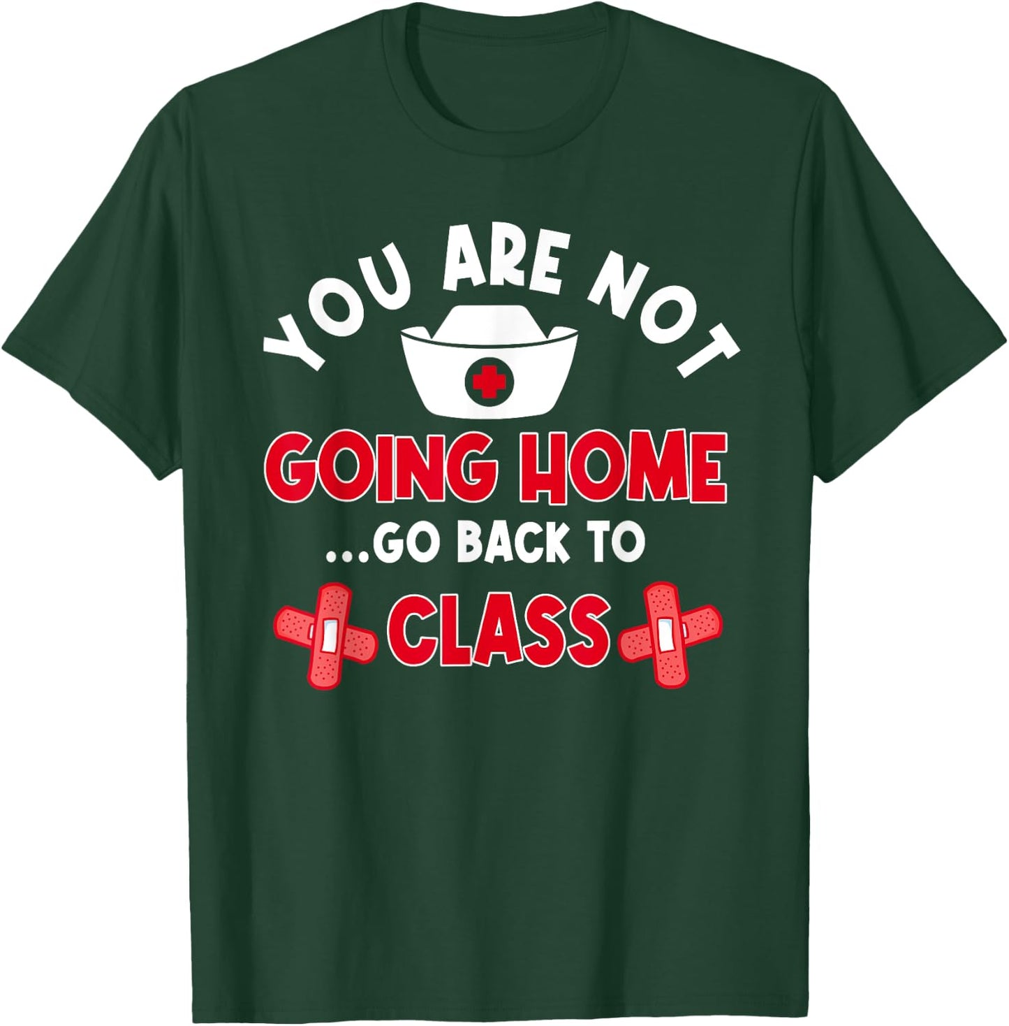 School Nurse Student Nursing Licensed Health Practitioners T-Shirt - T-Shirt | Forest