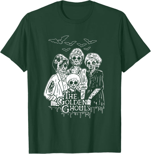 Funny Women The Golden Ghouls Funny Halloween Costumes T-Shirt - T-Shirt | Forest