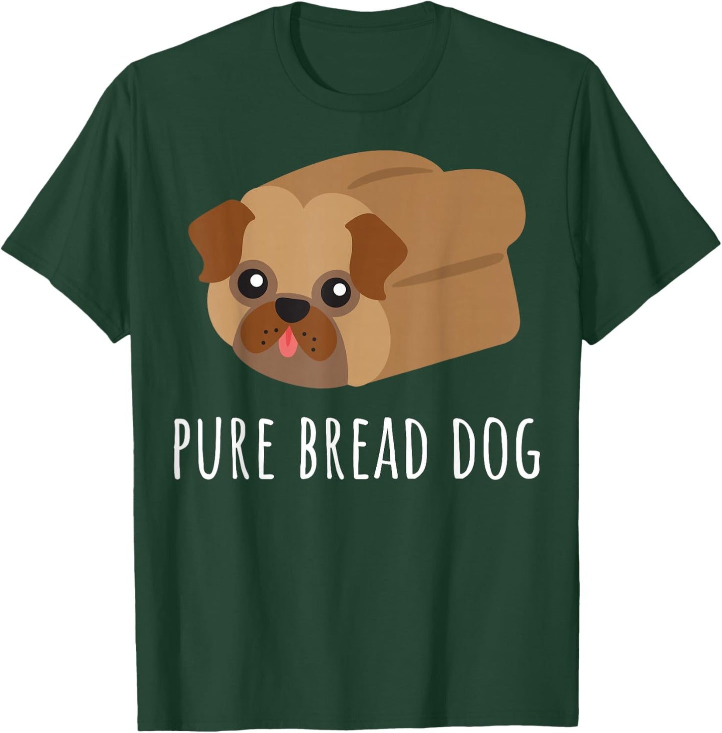 Funny Pure Bread Dog Lover Cool Puppy Pet Owner Cute Pug T-Shirt - T-Shirt | Forest