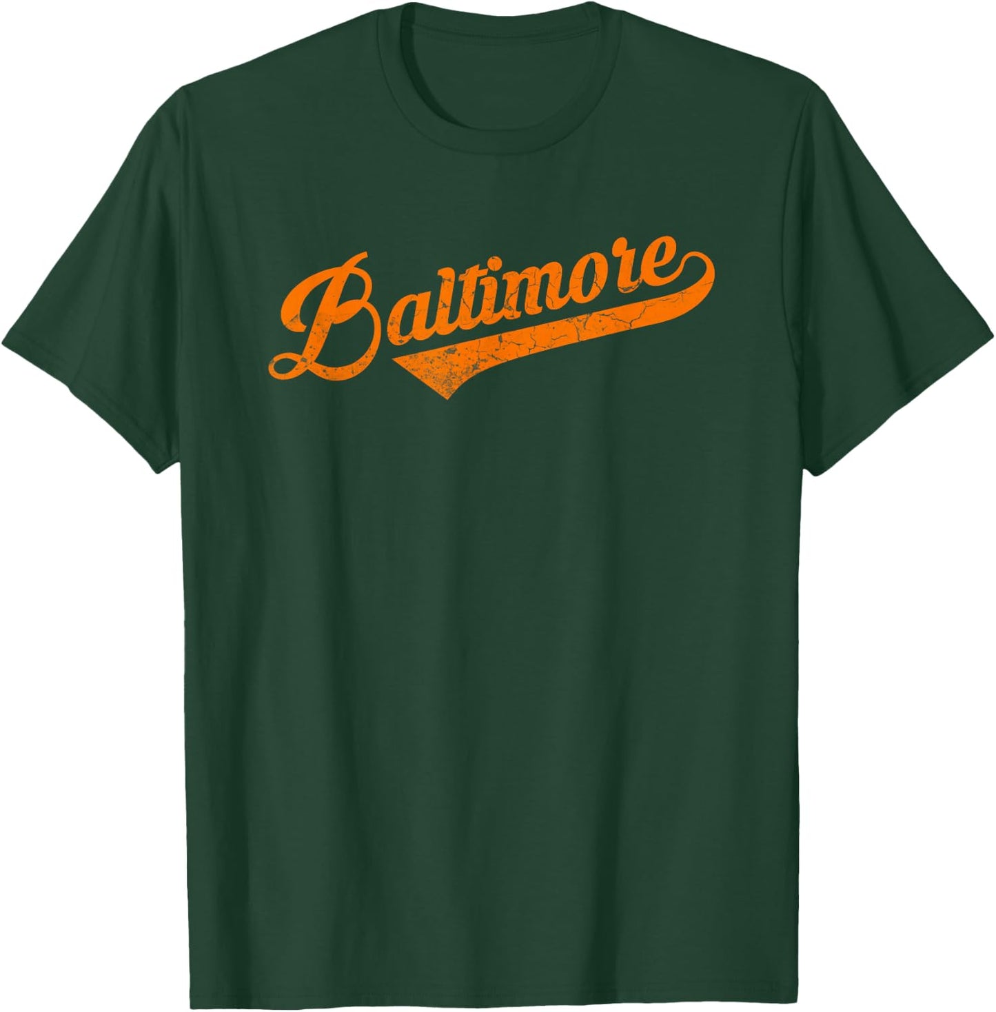 Vintage Baltimore Orange retro Fan T-Shirt - T-Shirt | Forest