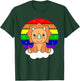 Triceratops Colorful Rainbow For Kids Cute Dino T-Shirt - T-Shirt | Forest