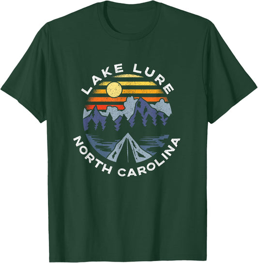 Lake Lure North Carolina Mountains Vacation Souvenir T-Shirt - T-Shirt | Forest