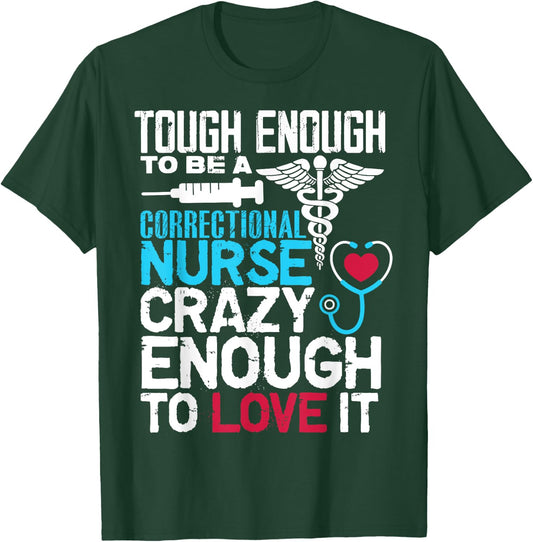 Vintage Touch Enough To Be A Correctional Nurse T-Shirt - T-Shirt | Forest