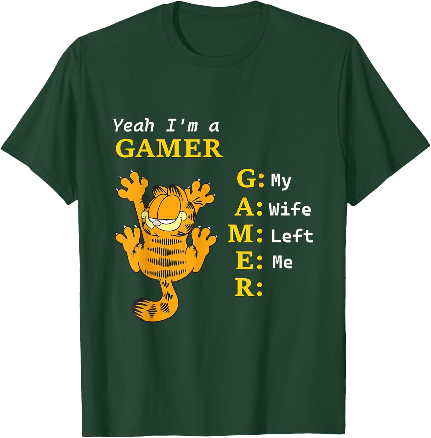 yeah im a gamer Men's -Adults Black Small Classic Fit Short Sleeve T-Shirt - T-Shirt | Forest