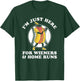 Funny Baseball Design Men Wieners & Home Runs T-Shirt - T-Shirt | Forest