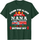 Sound The Alarm Nana Birthday Boy Fire Truck Lover Fireman T-Shirt - T-Shirt | Forest