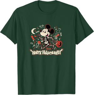 Disney Mickey and Friends Halloween Boo! Skeleton Costume T-Shirt - T-Shirt | Forest