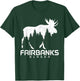 Fairbanks Alaska Vintage Pride Souvenir Moose Nature T-Shirt - T-Shirt | Forest