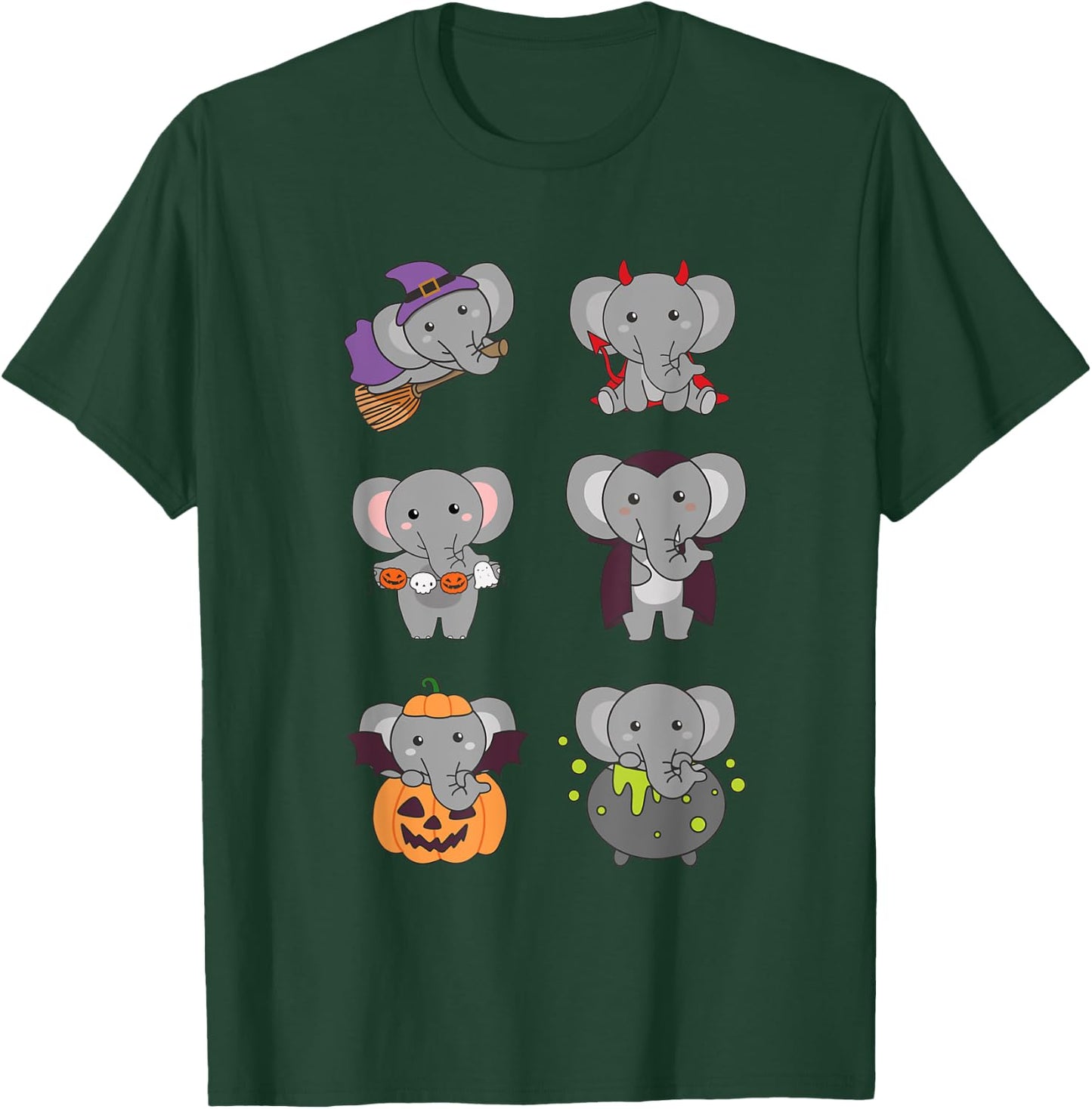 Elephant Halloween Costume Elephant Halloween T-Shirt - T-Shirt | Forest