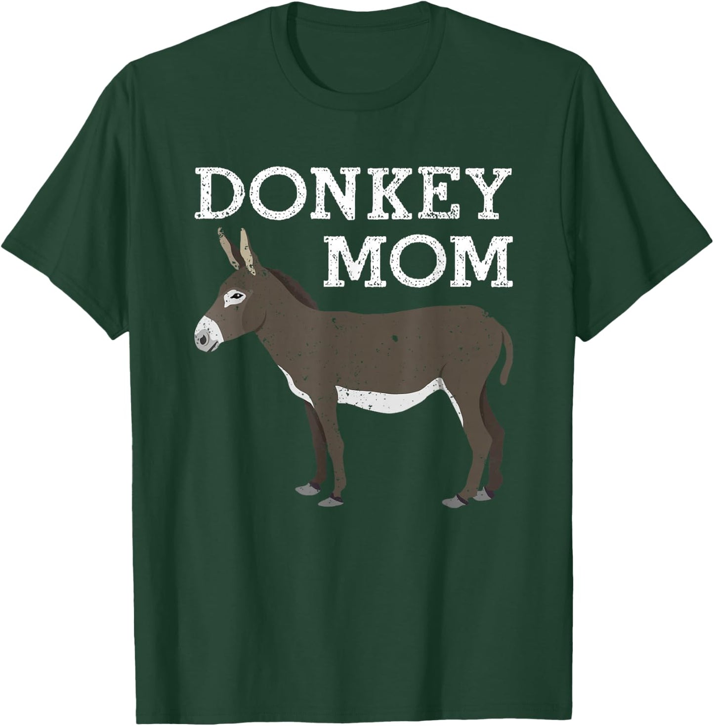 Cool Donkey Design For Mom Women Donkey Lover Animal Farmer T-Shirt - T-Shirt | Forest