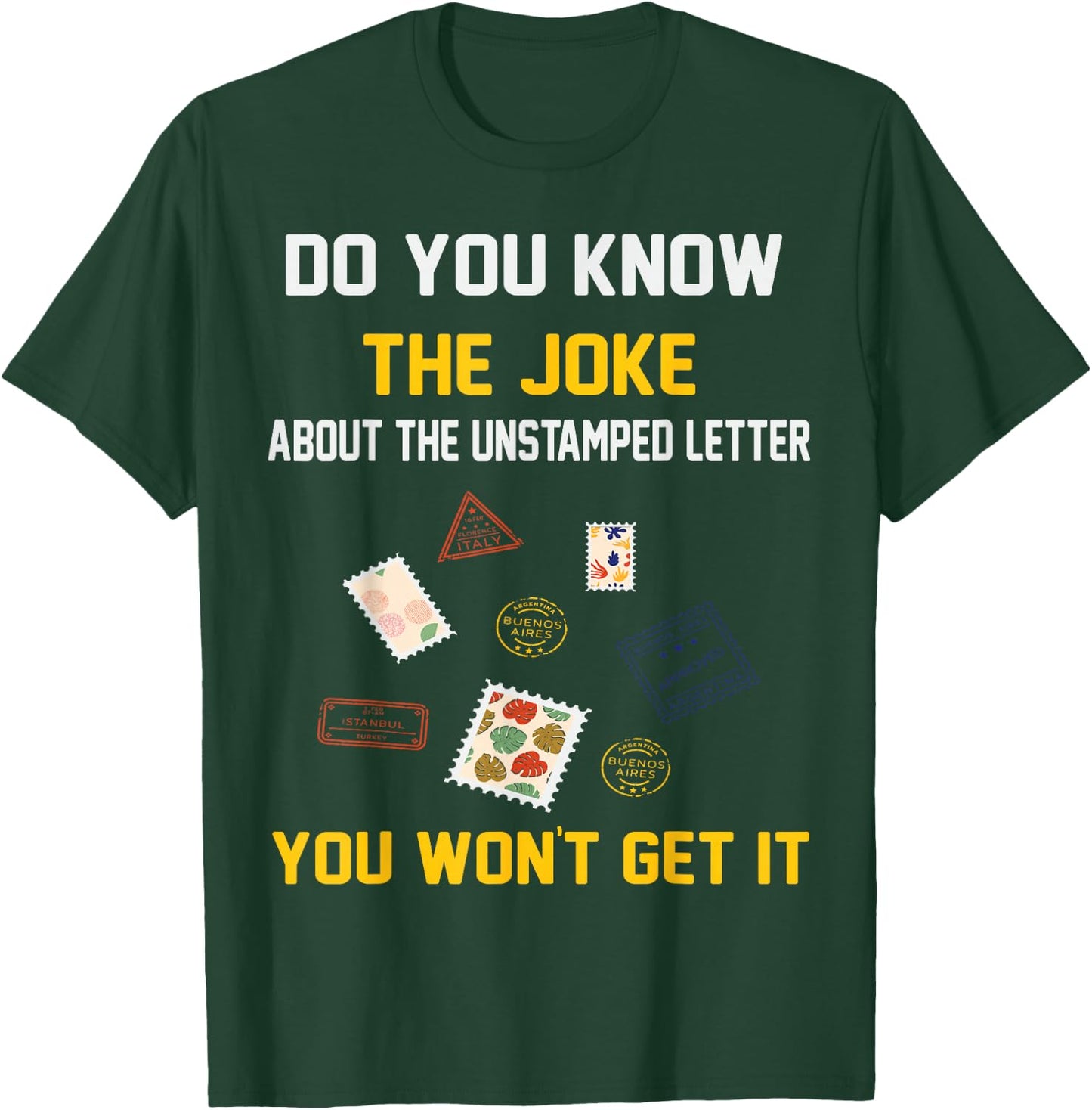 Funny Postal Worker Mail Man Delivery Service Post Office T-Shirt - T-Shirt | Forest