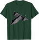 SR-71 Blackbird Airplane T-Shirt - T-Shirt | Forest