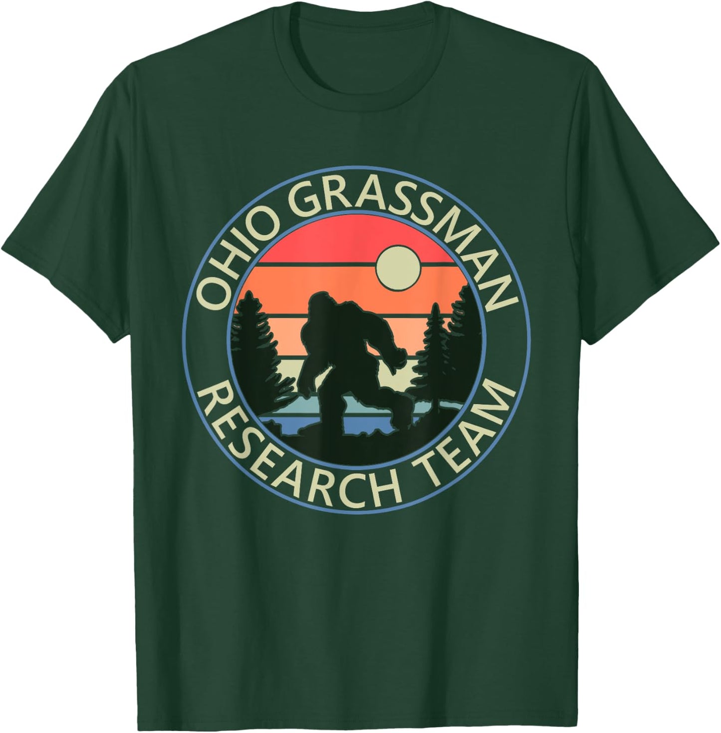 Ohio Grassman Research Team Fun Camping Hiking Outdoors T-Shirt - T-Shirt | Forest