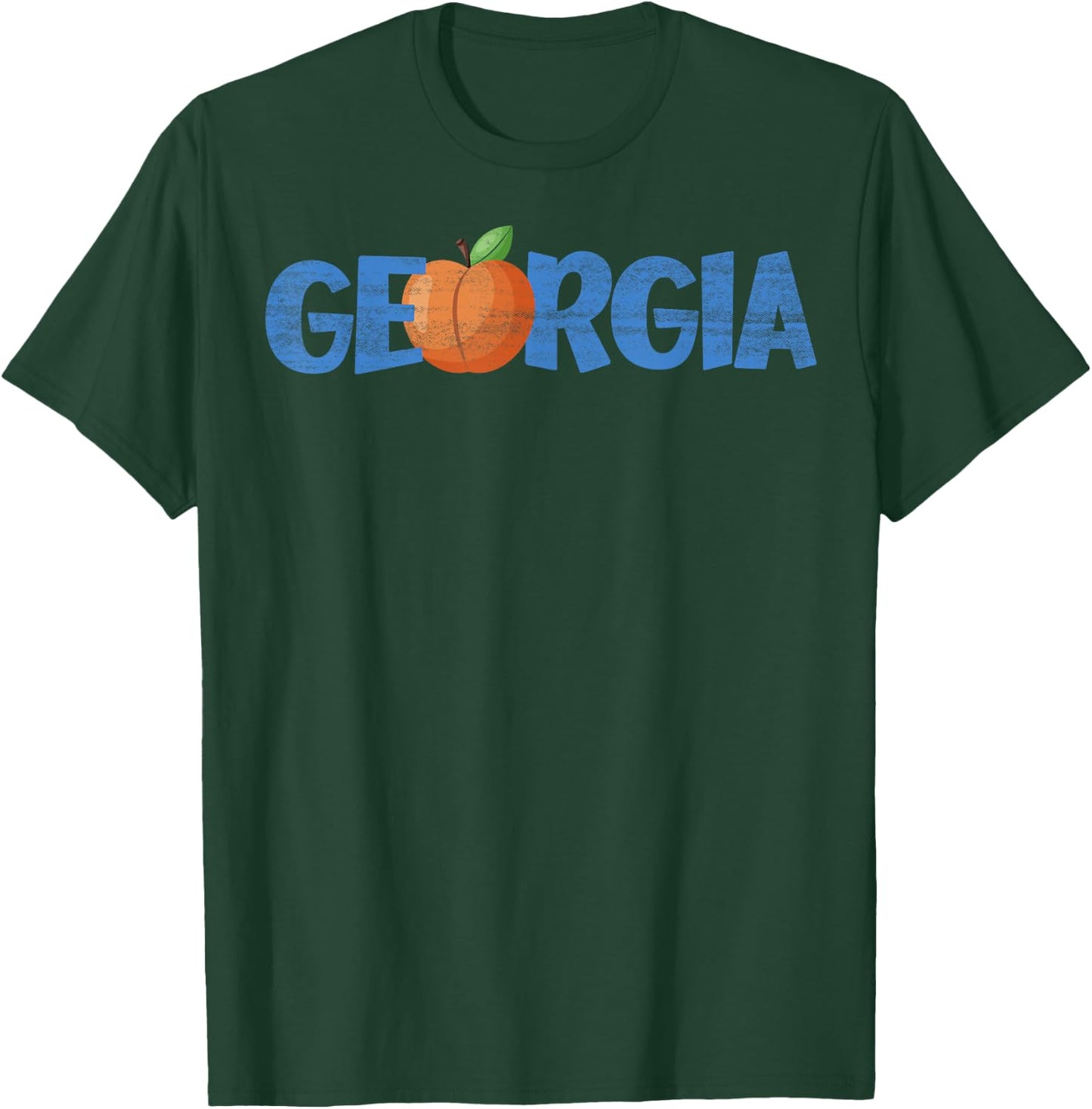 Georgia Peach Georgia US State Family Vacation Camping T-Shirt - T-Shirt | Forest