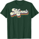 Mammie Gifts For Grandma Retro Vintage Mother's Day Mammie T-Shirt - T-Shirt | Forest