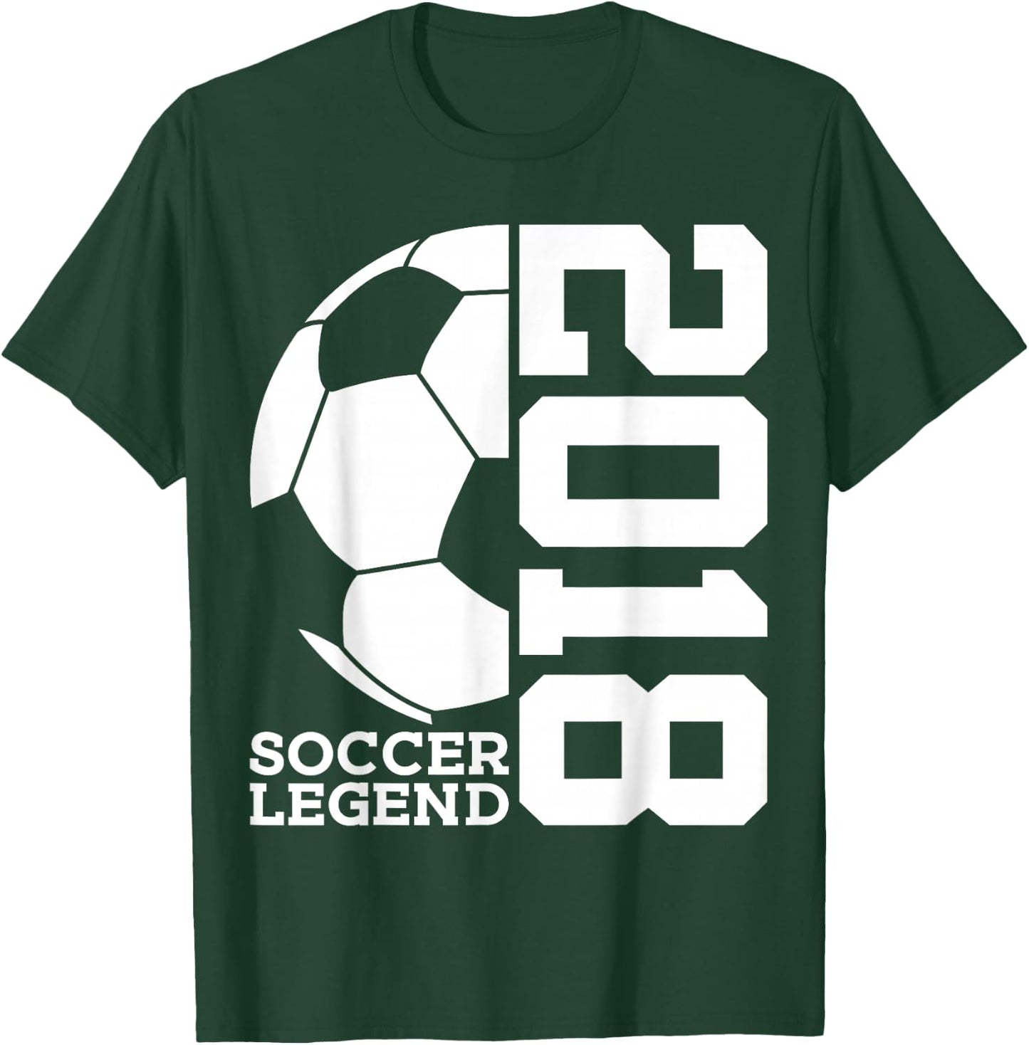 8th Birthday Soccer Legend 2018 T-Shirt - T-Shirt | Forest
