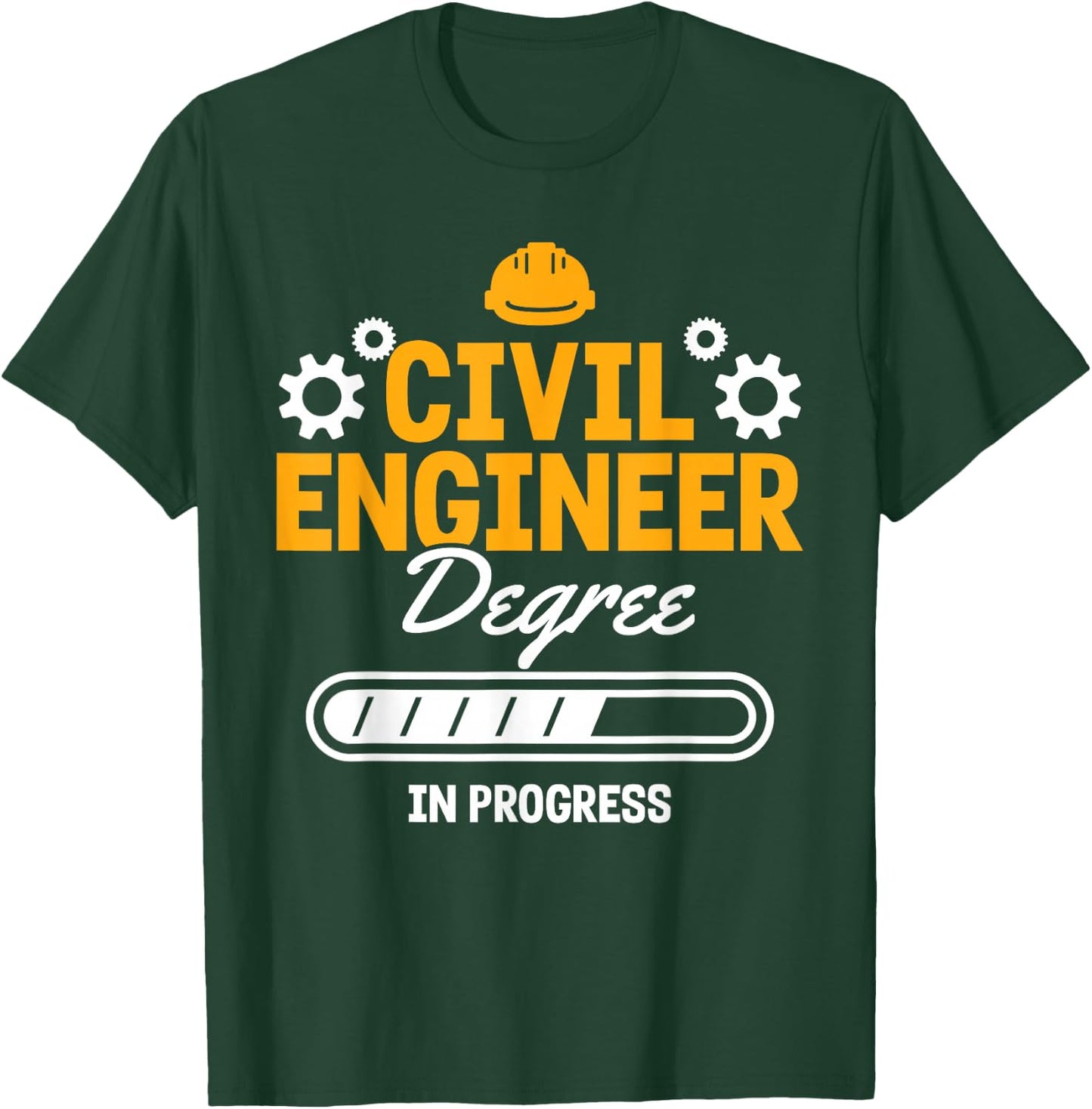 Mechanic Structural Engineering Civil Engineer In Progress T-Shirt - T-Shirt | Forest
