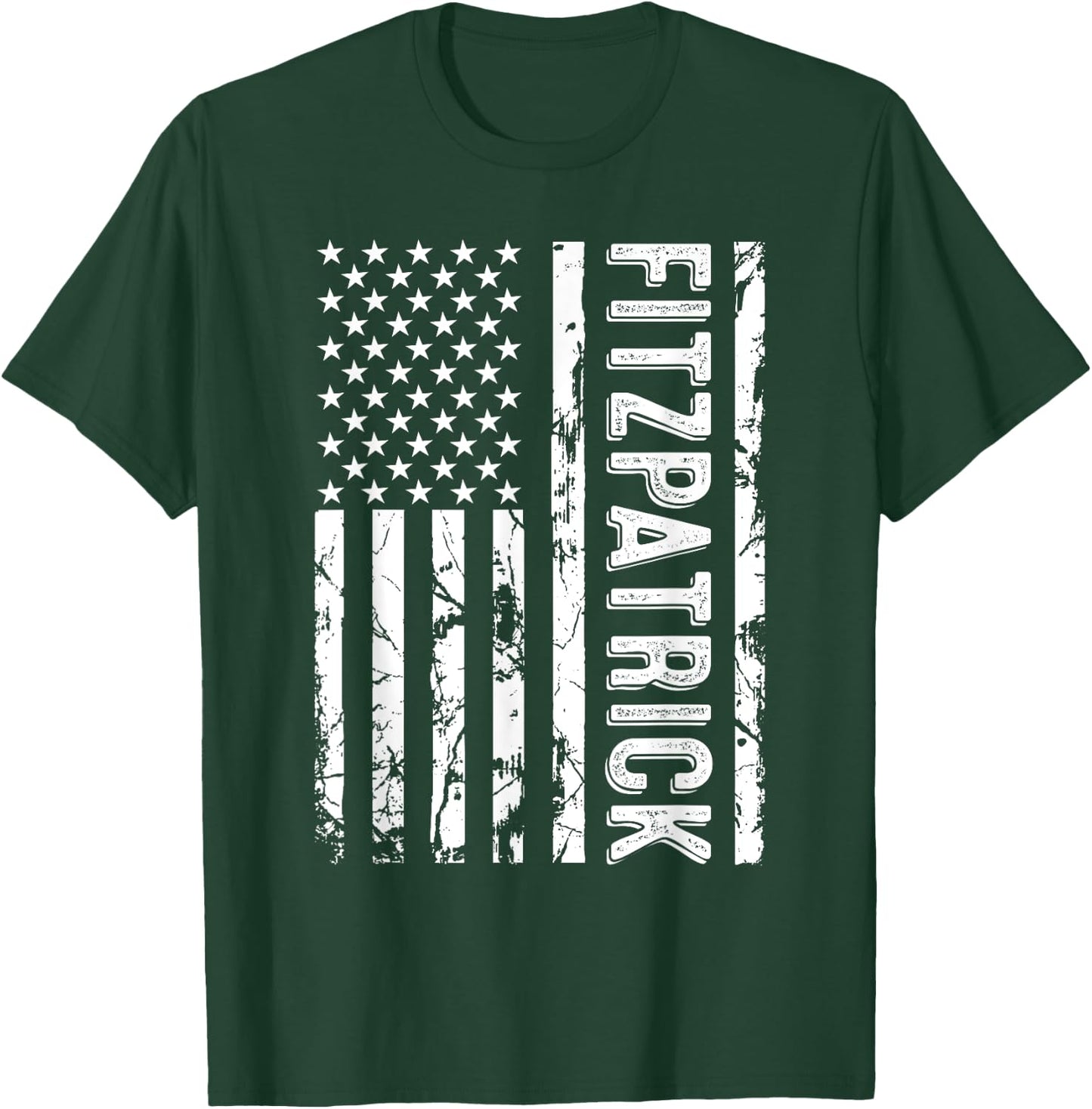 Fitzpatrick Last Name Funny Surname Team Family Reunion T-Shirt - T-Shirt | Forest
