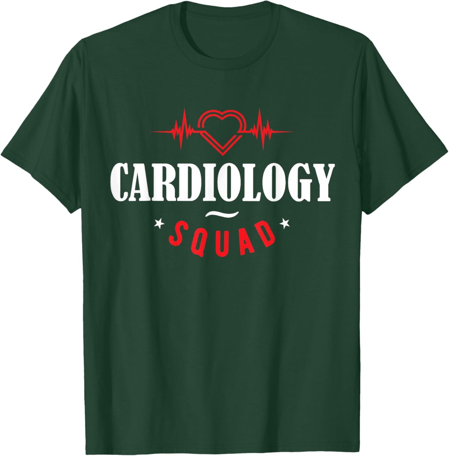 Cardiology Nurse Graphic - Cardiology Squad T-Shirt - T-Shirt | Forest