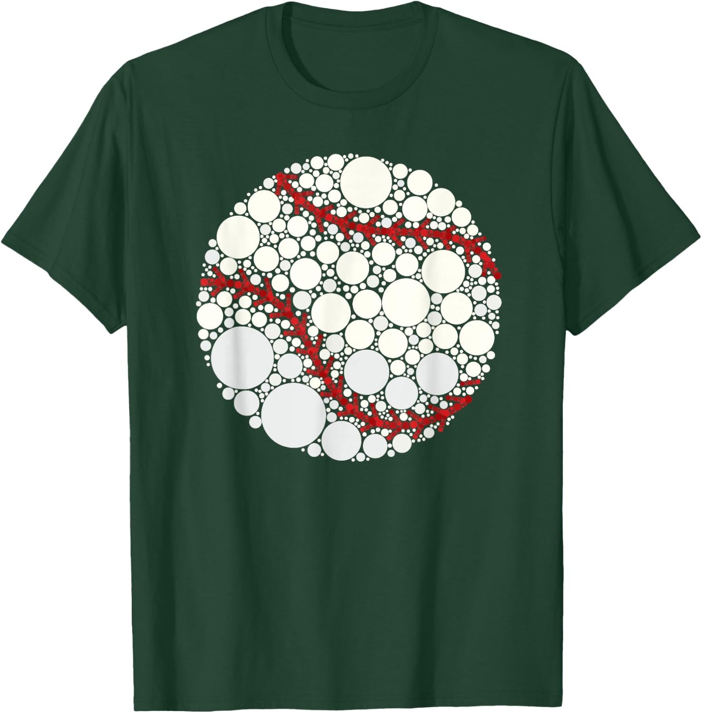 International Dot Day Baseball Polka Dot Sports Art Kids T-Shirt - T-Shirt | Forest