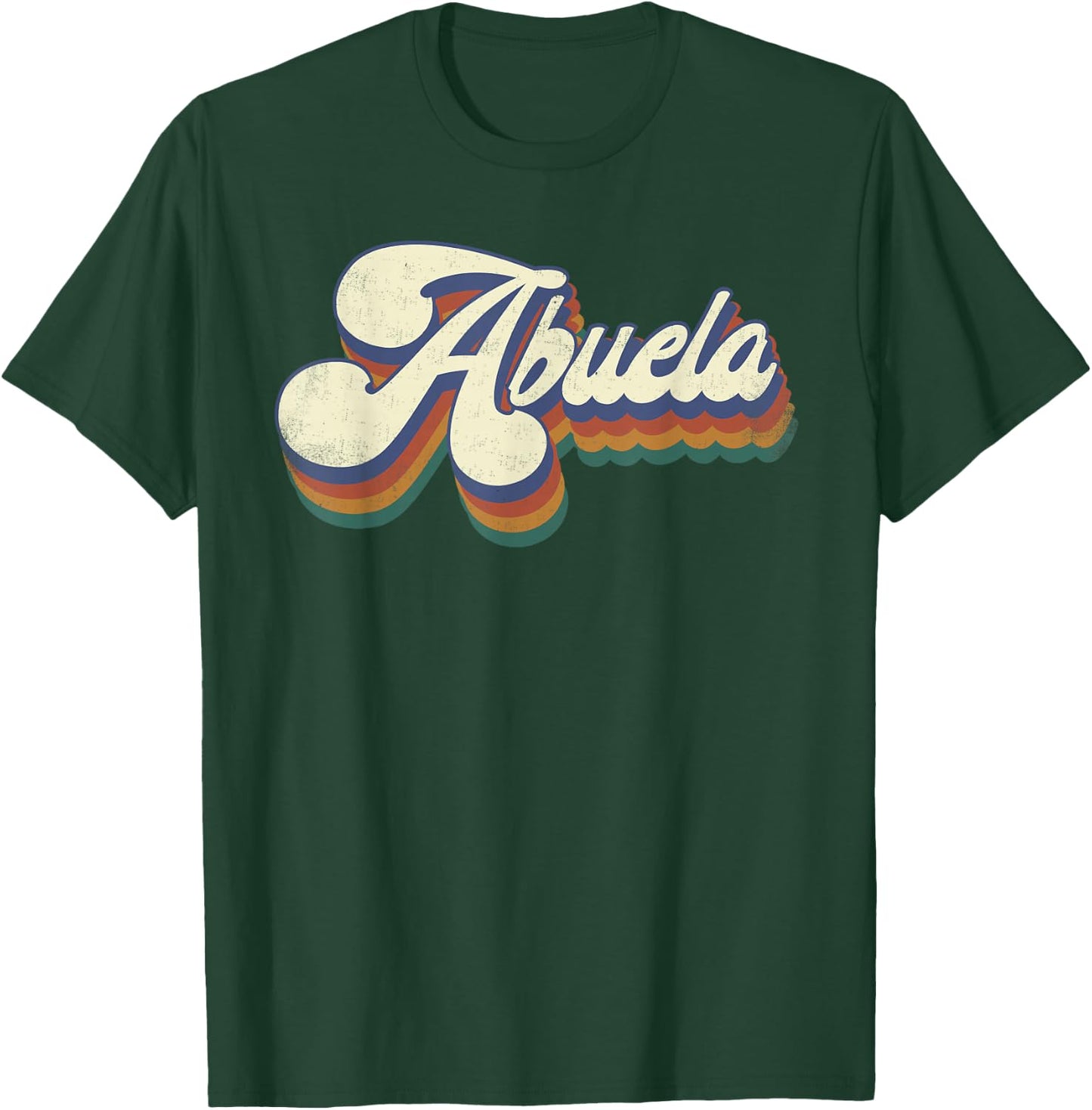 Abuela Gifts For Grandma Retro Vintage Mother's Day Abuela T-Shirt - T-Shirt | Forest