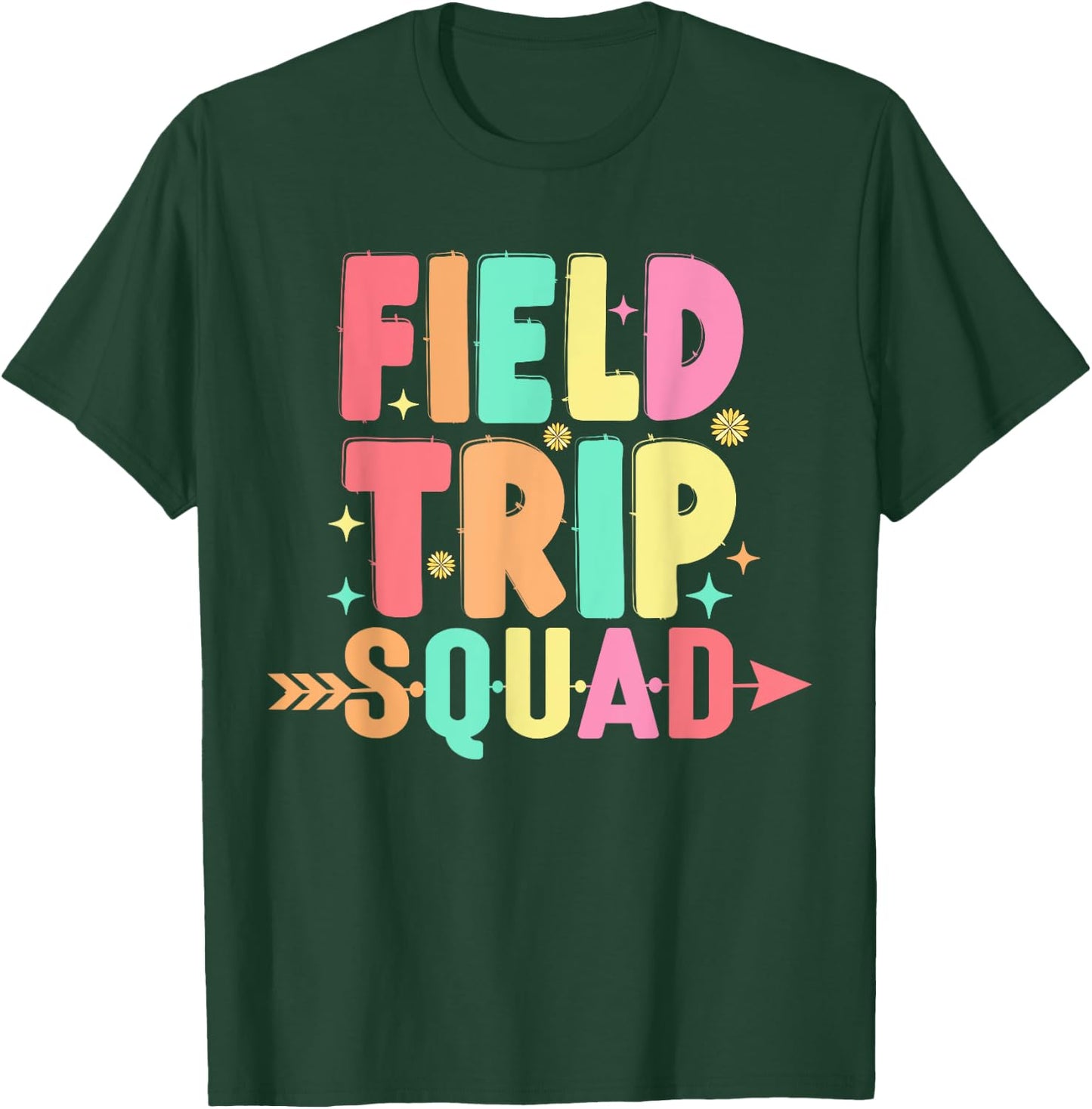 Matching Field Trip Squad Teacher And Students T-Shirt - T-Shirt | Forest