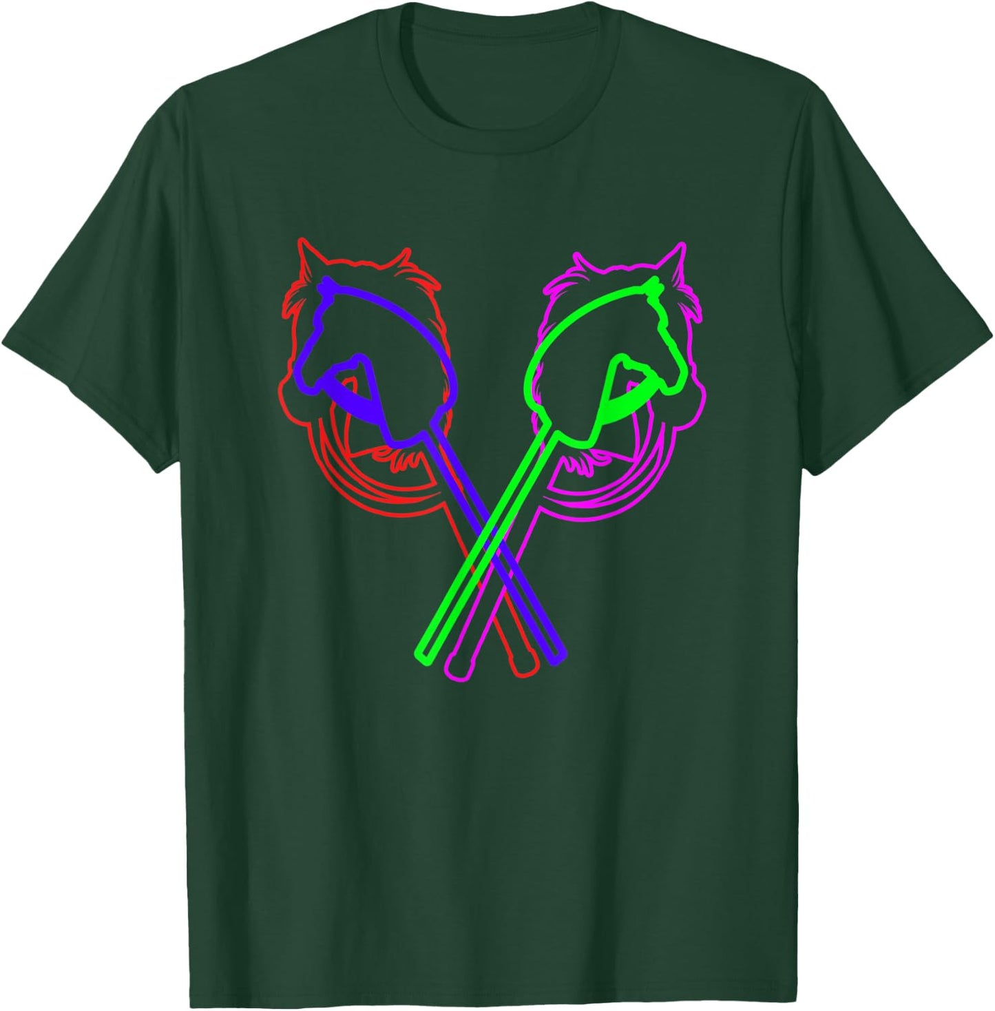 Hobby Horse hobby horse hobby horsing T-Shirt - T-Shirt | Forest