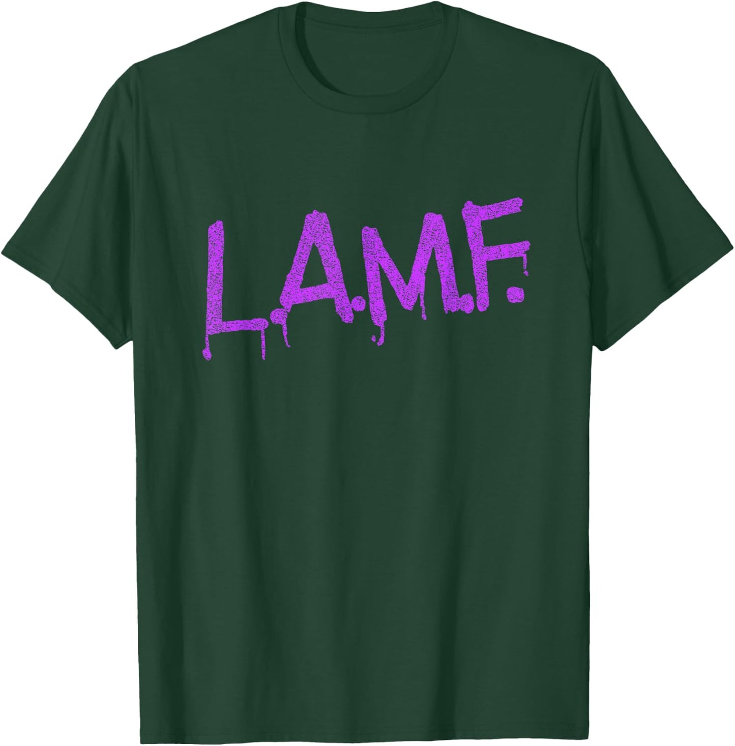 L.A.M.F. lamf punk rock retro debbie funtime summer camp T-Shirt - T-Shirt | Forest