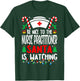 Be Nice to the Nurse Practitioner Santa Nurse Christmas T-Shirt - T-Shirt | Forest