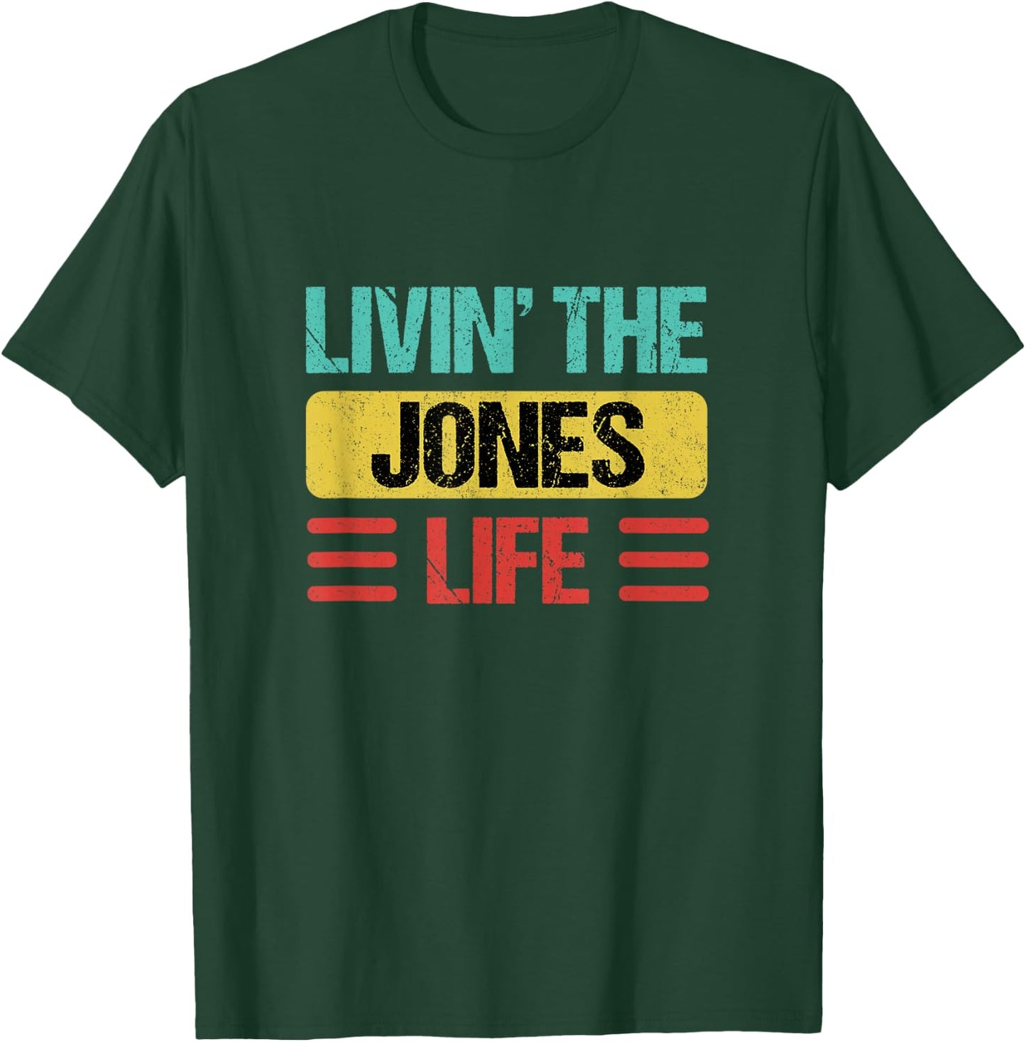 Jones Name T-Shirt - T-Shirt | Forest