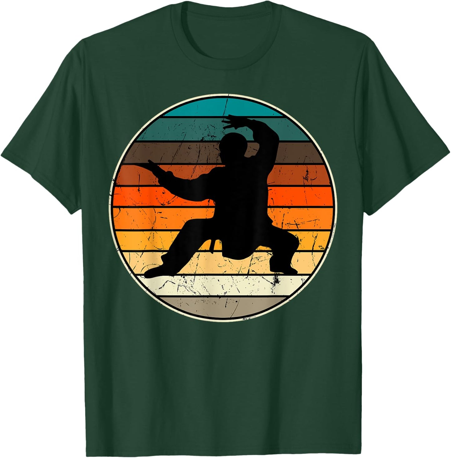 Kung Fu Martial Art Shaolin Monk T-Shirt - T-Shirt | Forest