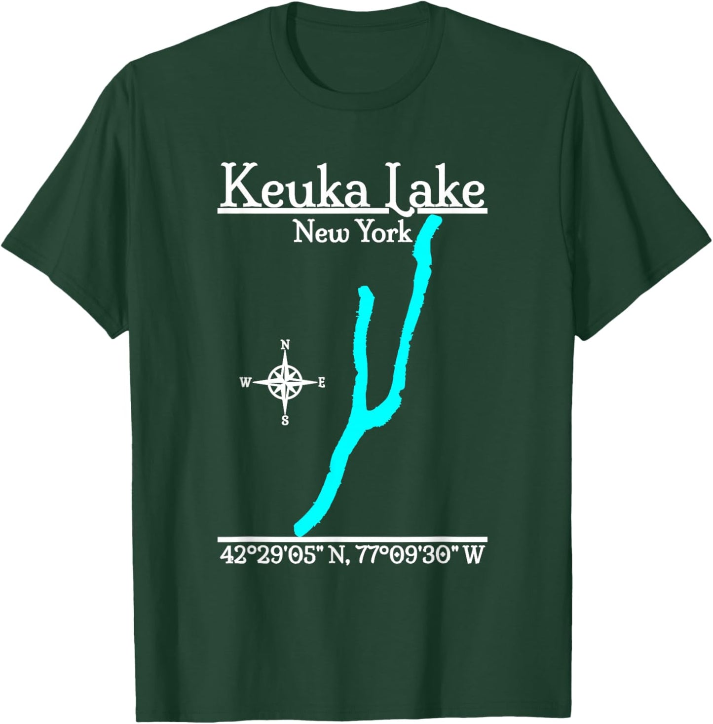 Keuka Lake, New York T-Shirt - T-Shirt | Forest