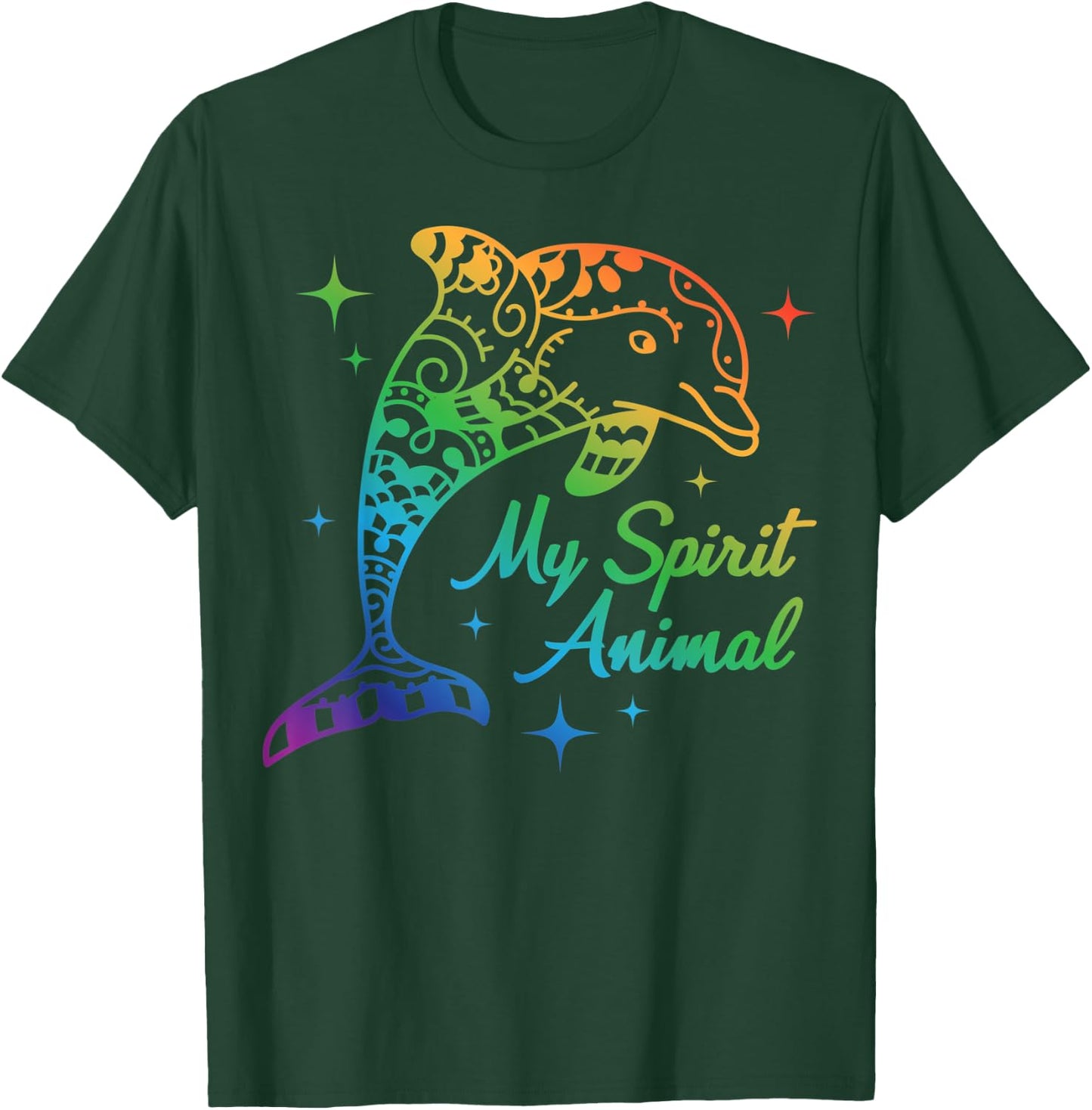 My Spirit Animal Is A Dolphin T-Shirt - T-Shirt | Forest