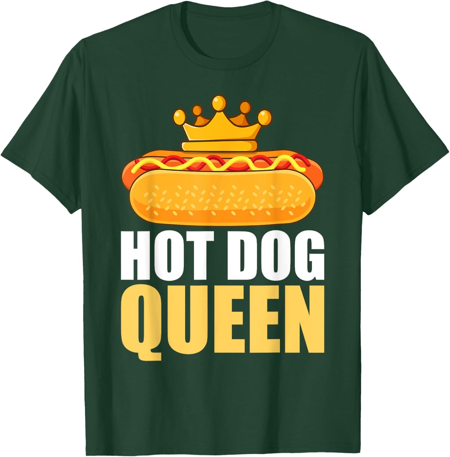 Funny Hot Dog Girls Grilled Wiener Sausage Buns T-Shirt - T-Shirt | Forest