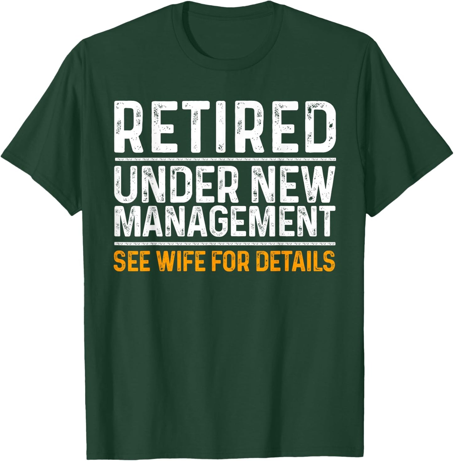 Funny Retirement Party Men's - Dad Humor, Classic Fit, Short Sleeve - Black T-Shirt - T-Shirt | Forest
