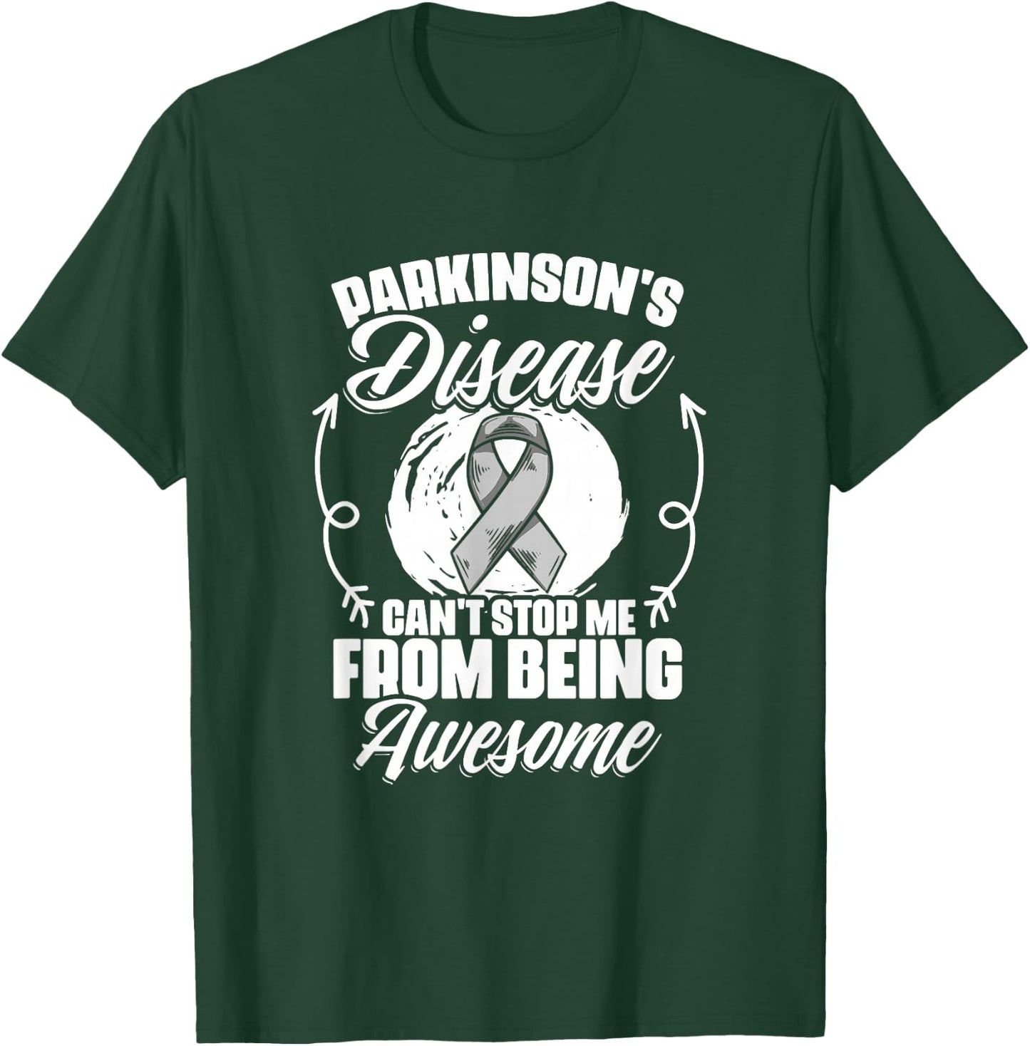 Being Awesome PD Patients Parkinson's Disease Warrior T-Shirt - T-Shirt | Forest