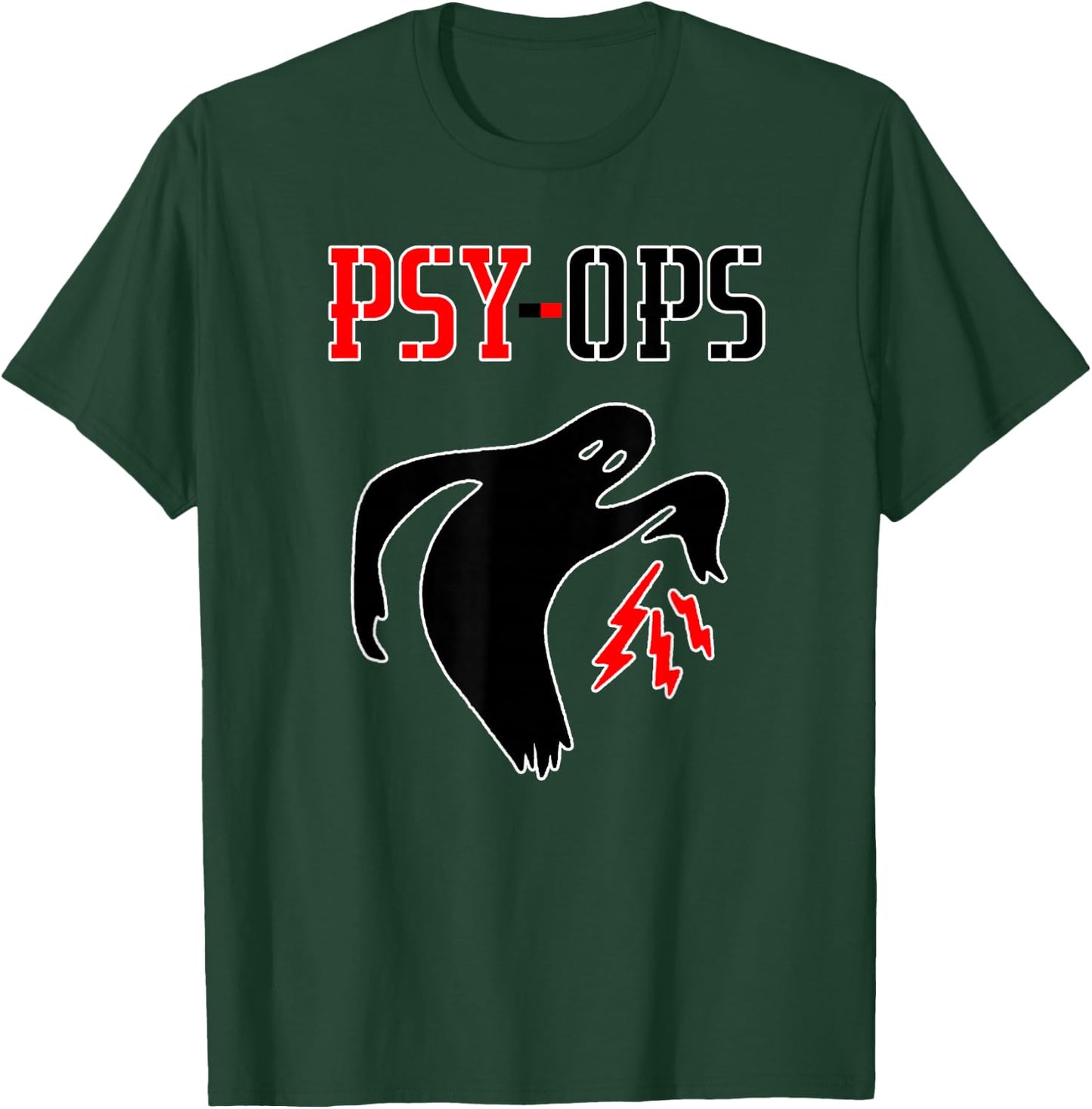 Psy-ops Secret Military Group US Armed Forces Clandestine T-Shirt - T-Shirt | Forest