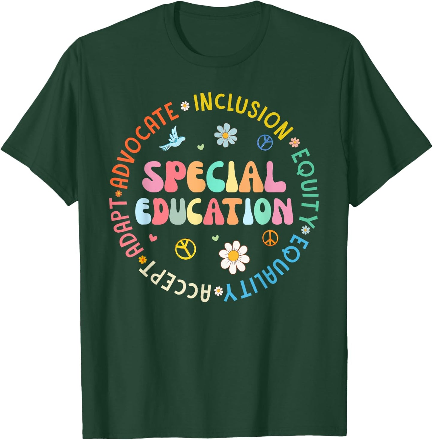 Special Education Back To School Teacher T-Shirt - T-Shirt | Forest
